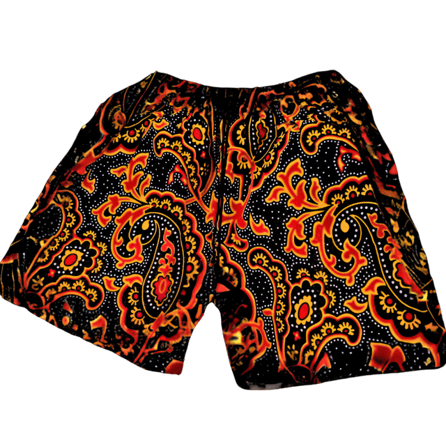 Shorts - African Ankara Shorts Unisex Medium