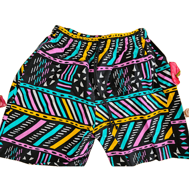 Shorts - African Ankara Unisex Shorts Medium
