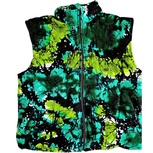 Puffer Jacket -African Ankara Unisex Medium