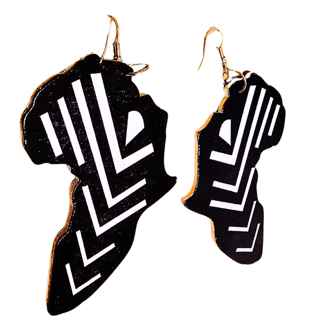 Earirngs - Africa Handcrafted wooden earrings